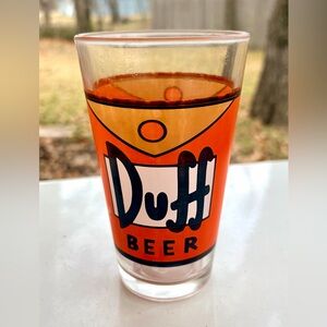 Vintage Duff Beer pint glass, The Simpson’s